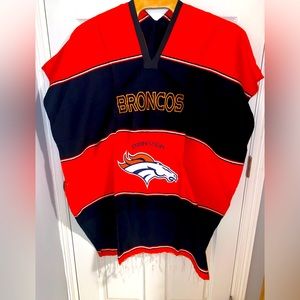 Denver Broncos Custom Made Poncho Zarape